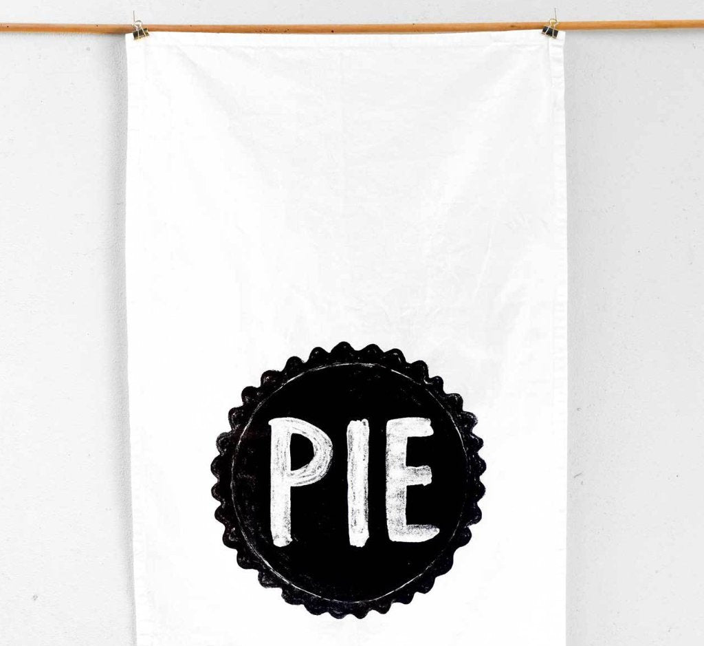 Pie Flour Sack Kitchen Towel Tea Towels Xenotees