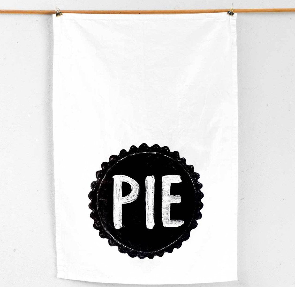 Pie Flour Sack Kitchen Towel by Xenotees