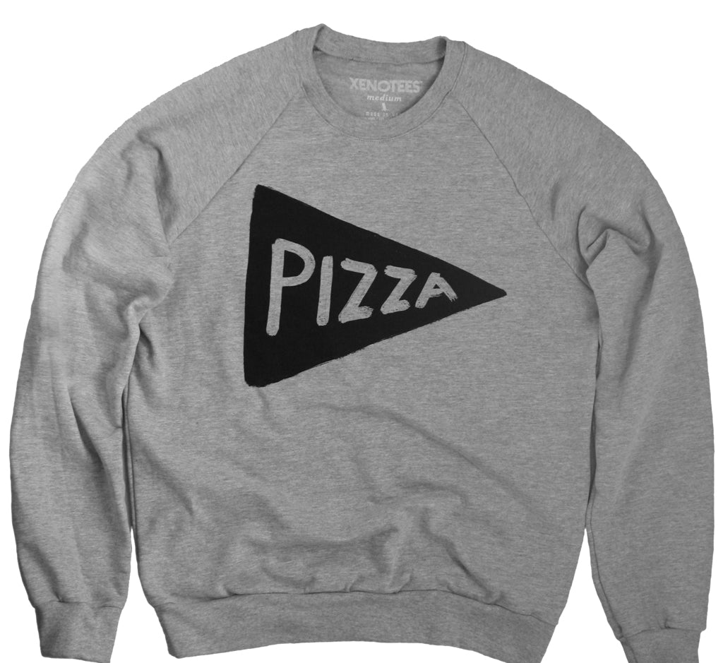 Unisex Pizza Crew Neck Sweatshirt Men Tshirts Xenotees