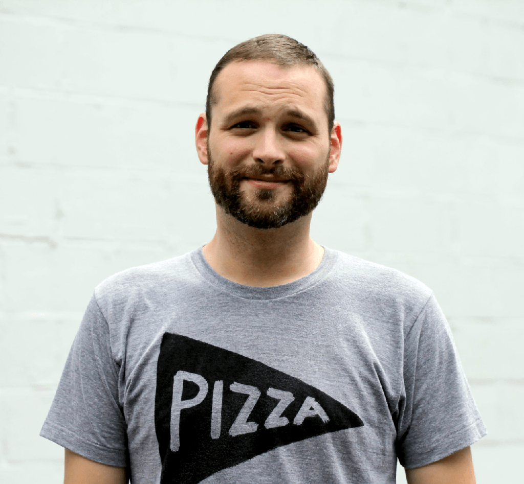 Mens Pizza Themed Graphic T-shirt by Xenotees
