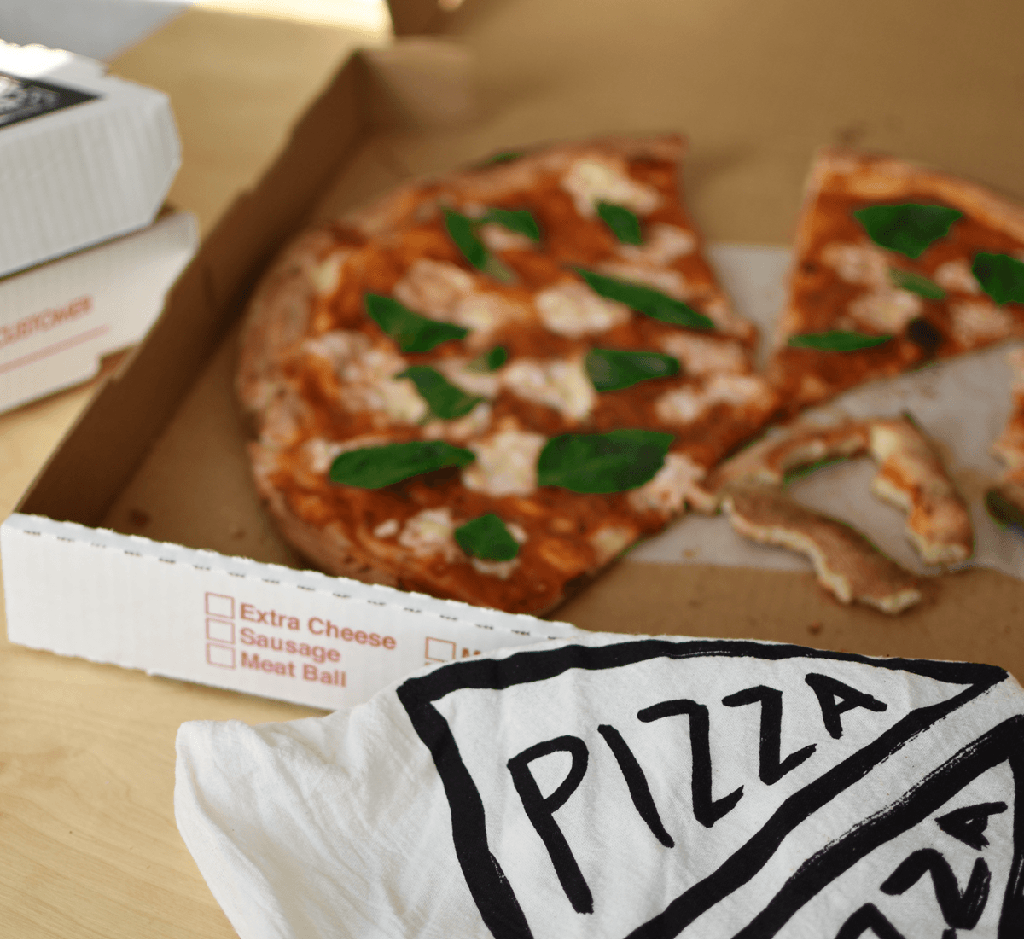 Funny Eco-friendly Pizza Lover Printed Kitchen Towel Tea Towels Xenotees