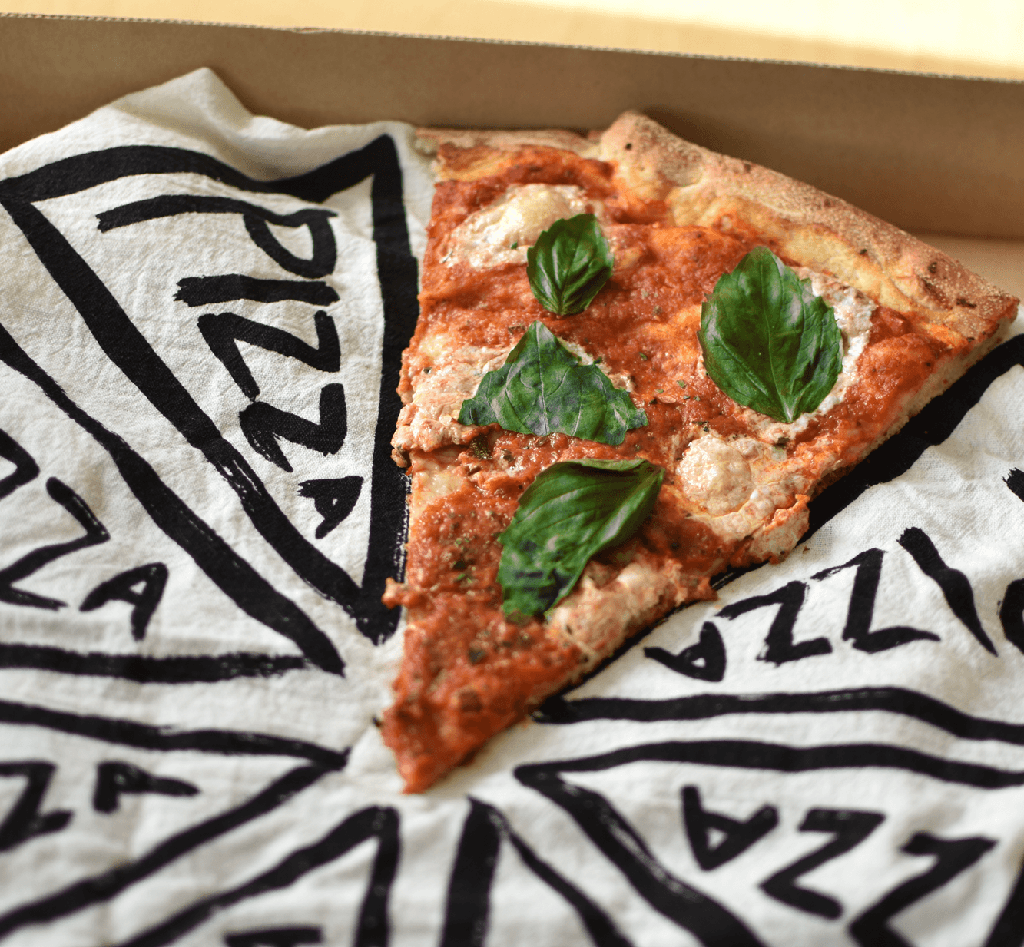 Pizza Party Flour Sack Kitchen Towel by Xenotees