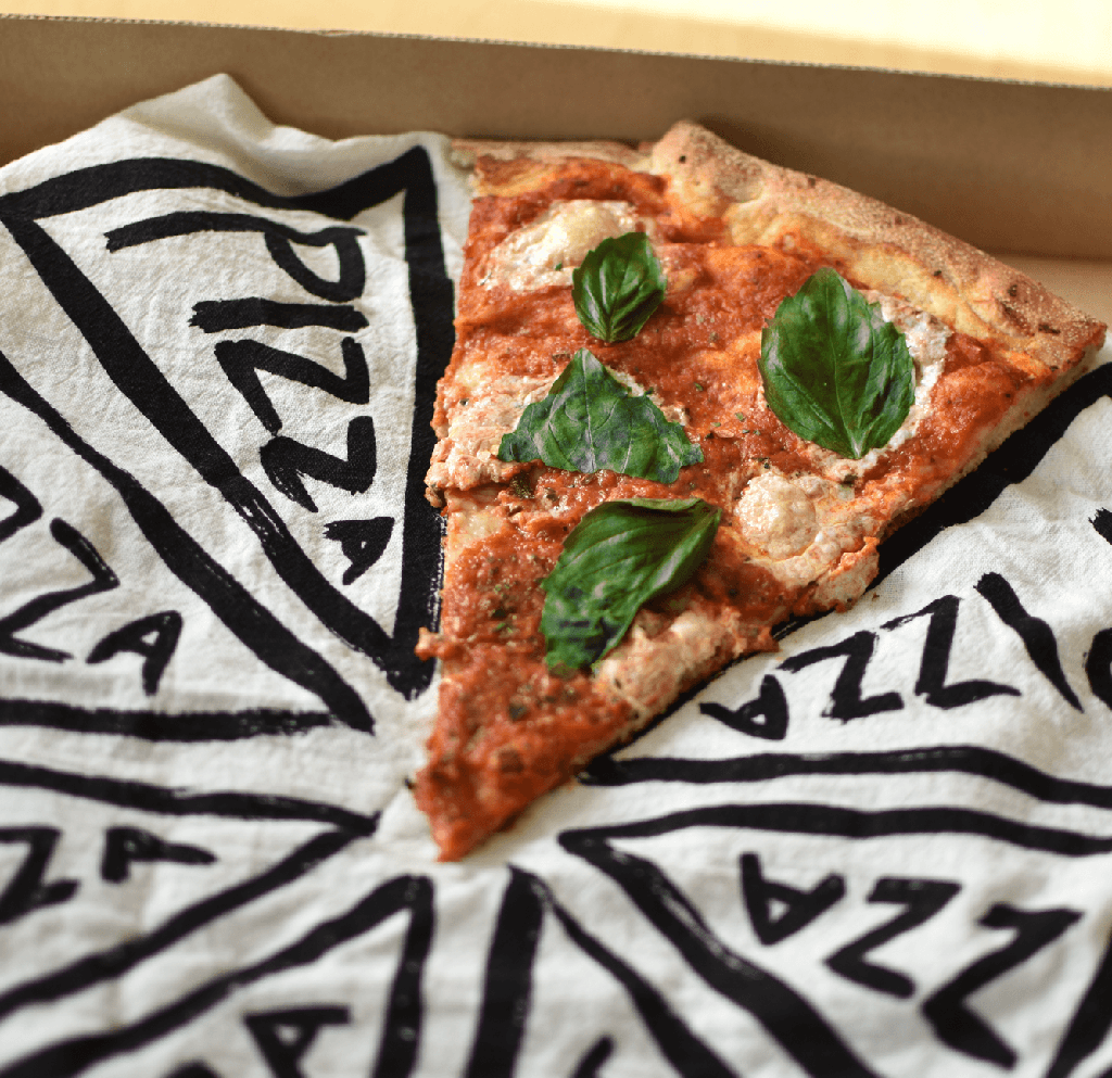 Pizza Party Flour Sack Kitchen Towel by Xenotees