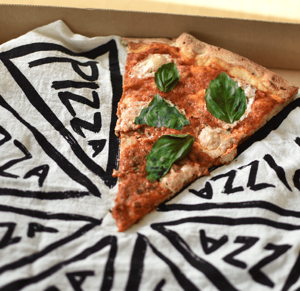 Pizza Party Flour Sack Kitchen Towel by Xenotees