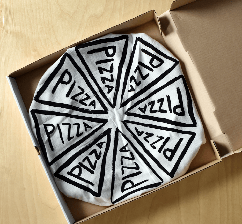 Pizza Maker Gift, Made in USA Flour Sack Pizza Artist Kitchen Dish Towel by Xenotees