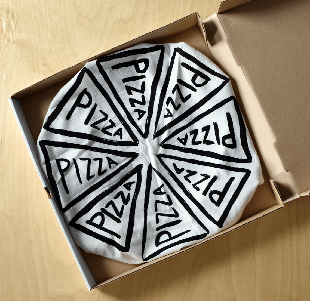 Pizza Maker Gift, Made in USA Flour Sack Pizza Artist Kitchen Dish Towel by Xenotees