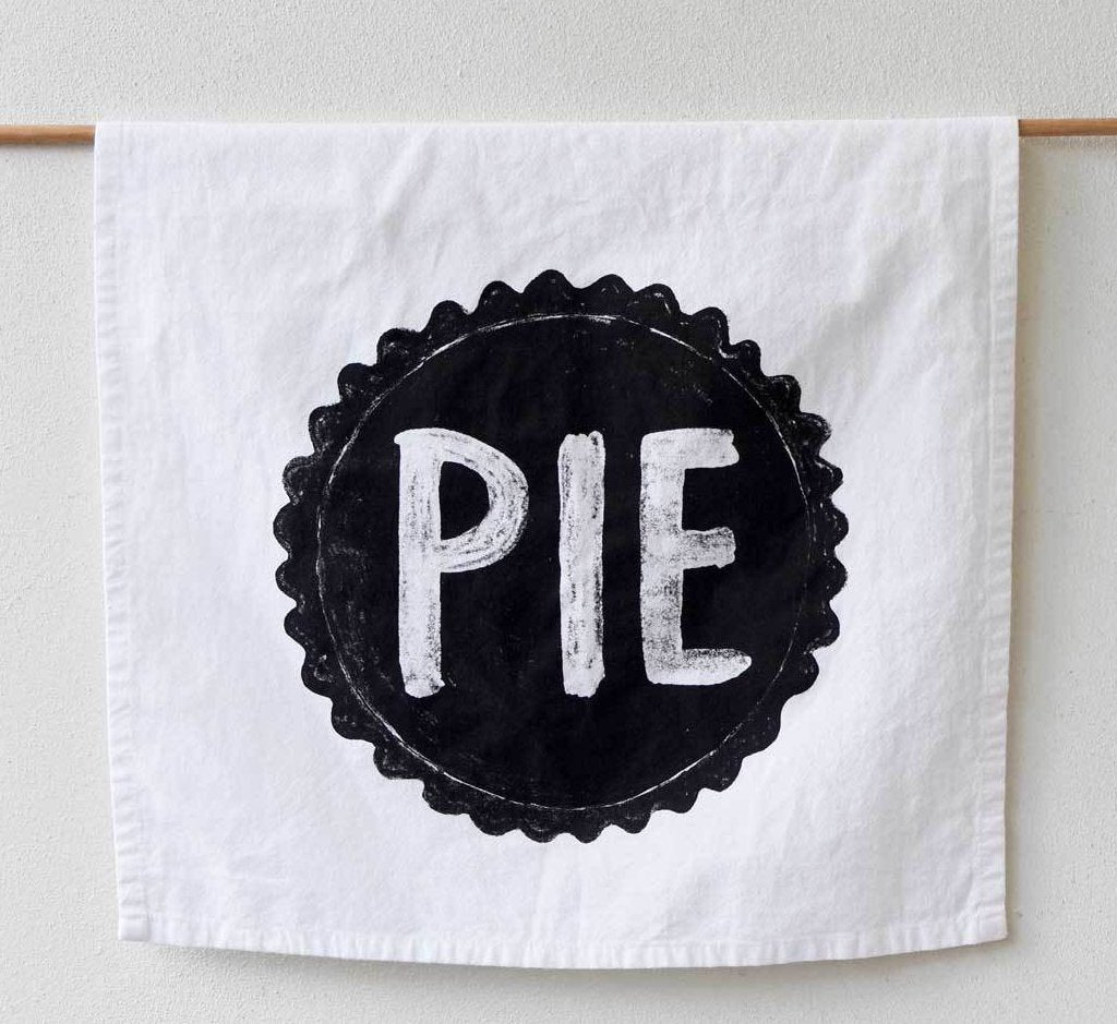 Pie Flour Sack Kitchen Towel Tea Towels Xenotees