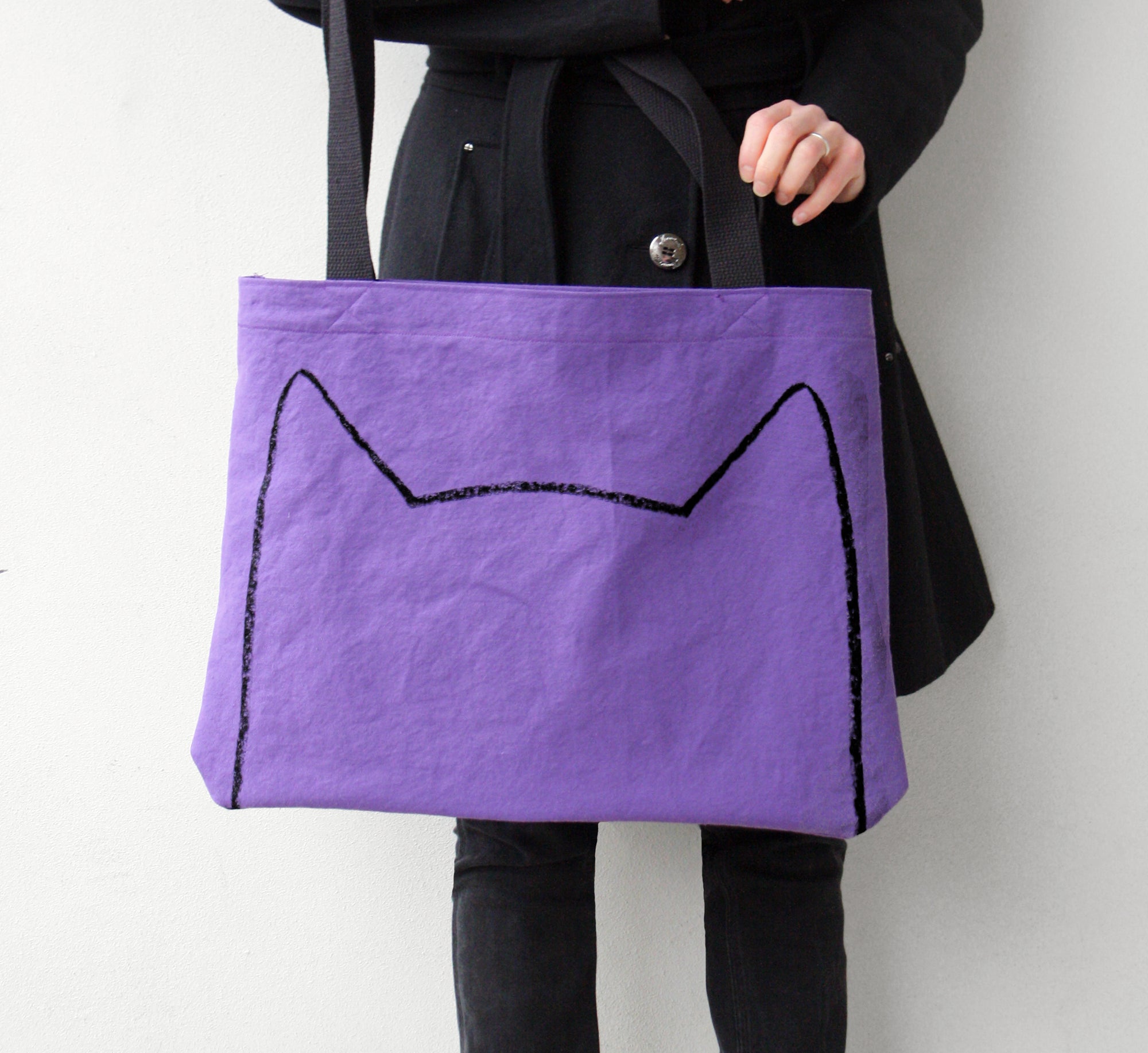 Big Cat Lovers' Canvas Market Tote Bag Tote Bag Xenotees