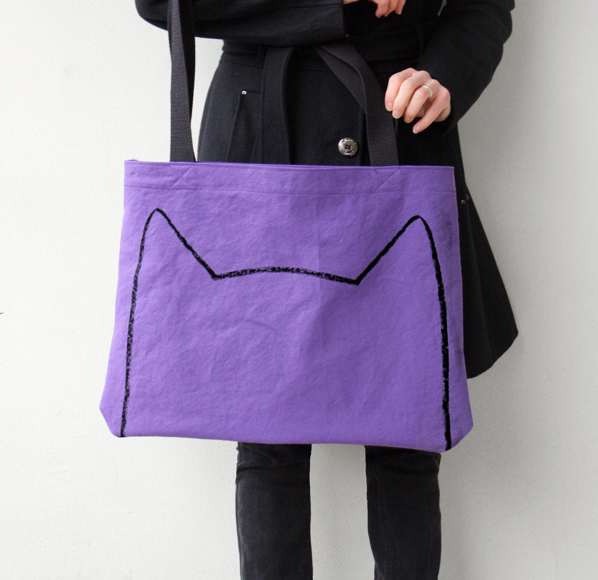 Big Cat Lovers' Canvas Market Tote Bag Tote Bag Xenotees