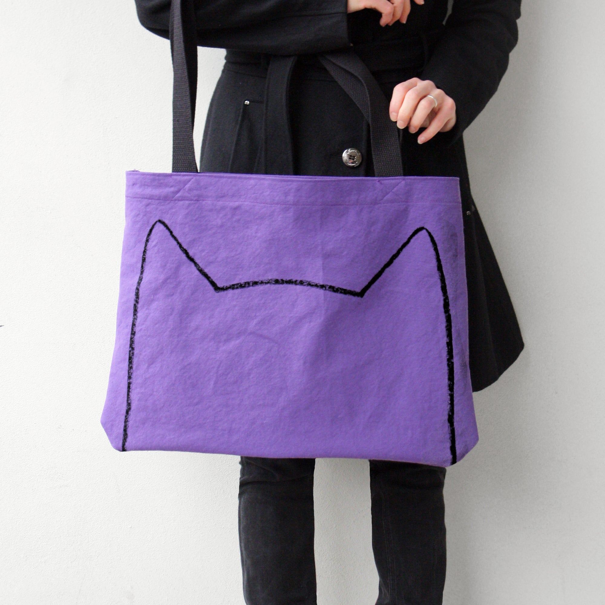 Big Cat Lovers' Canvas Market Tote Bag Tote Bag Xenotees