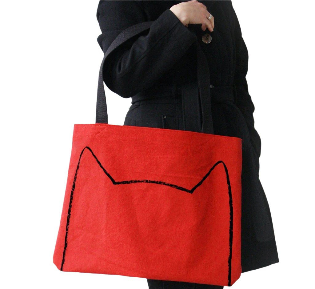 Big Cat Lovers' Canvas Market Tote Bag Tote Bag Xenotees