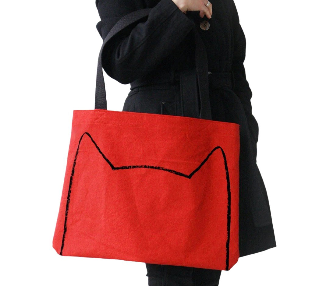 Big Cat Lovers' Canvas Market Tote Bag Tote Bag Xenotees