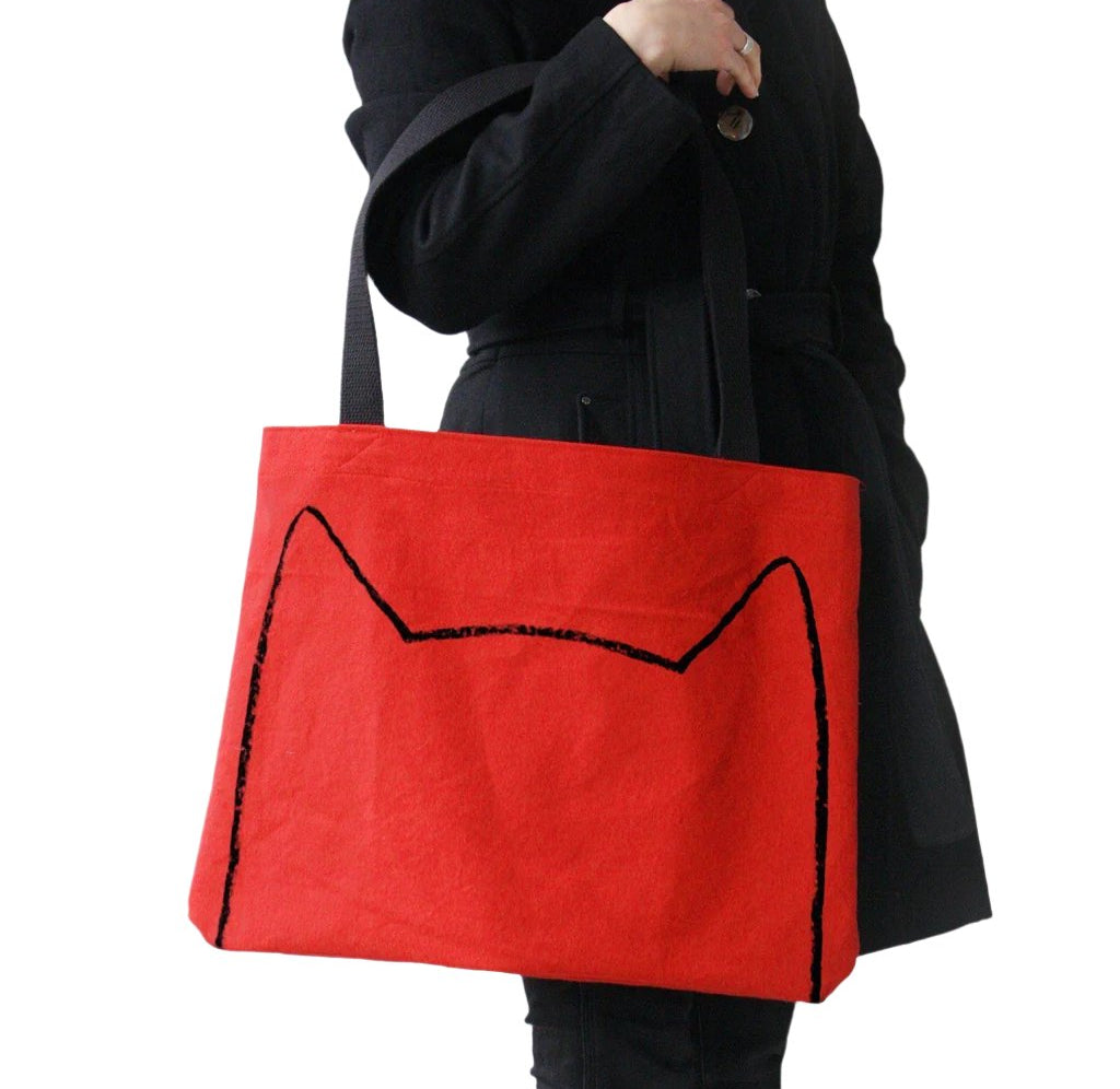 Big Cat Lovers' Canvas Market Tote Bag Tote Bag Xenotees