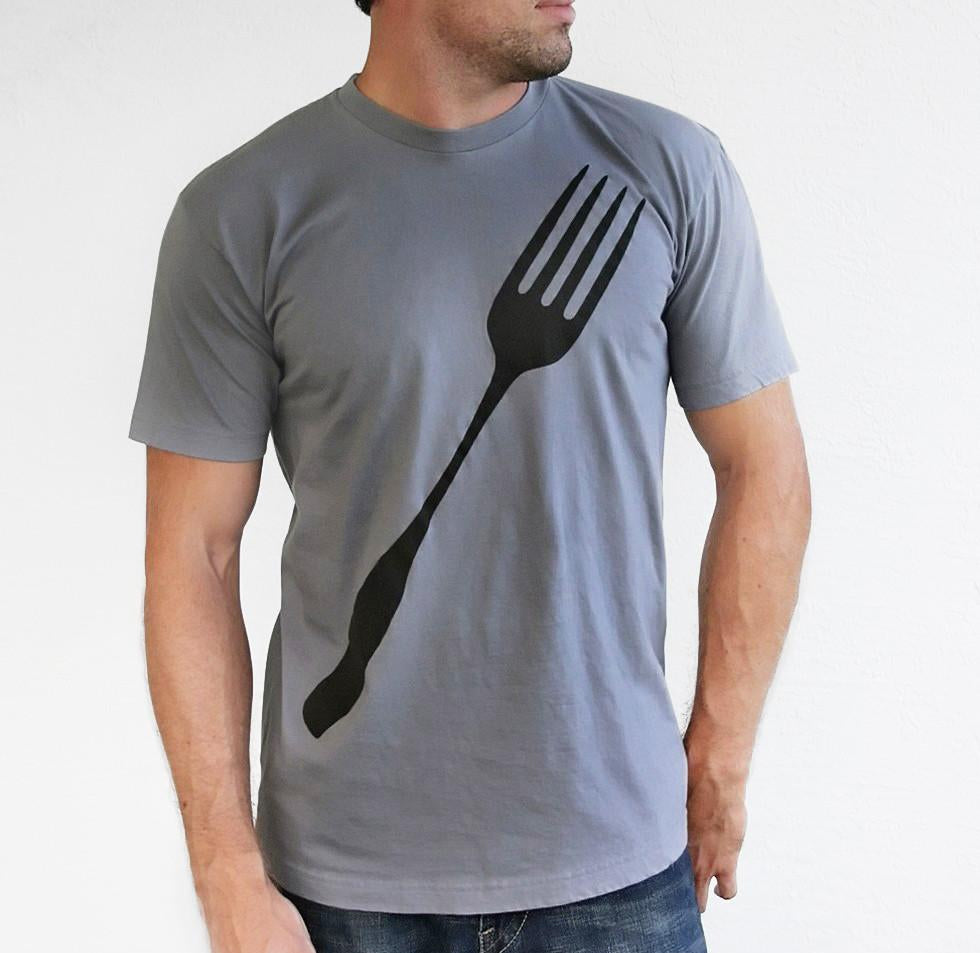 Foodie Fork Mens Graphic Tee for Chefs