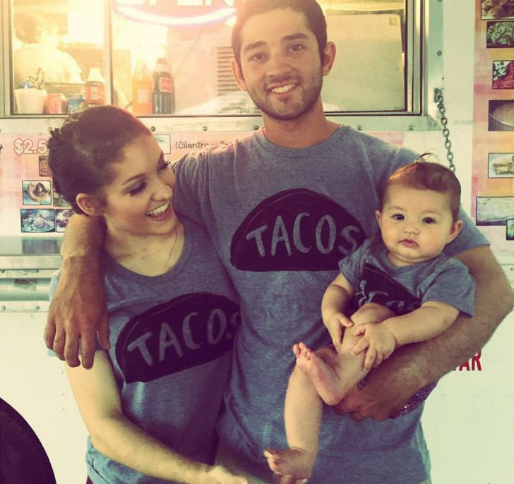Matching Father Son Daughter Taco T-Shirt Set | Dad & Kids Taco Tuesday Shirts Men Tshirts Xenotees