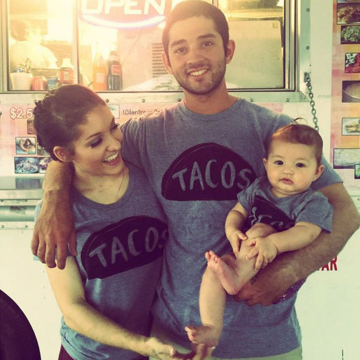 Father Son Daughter Matching Taco Tee Shirts Men Tshirts Xenotees