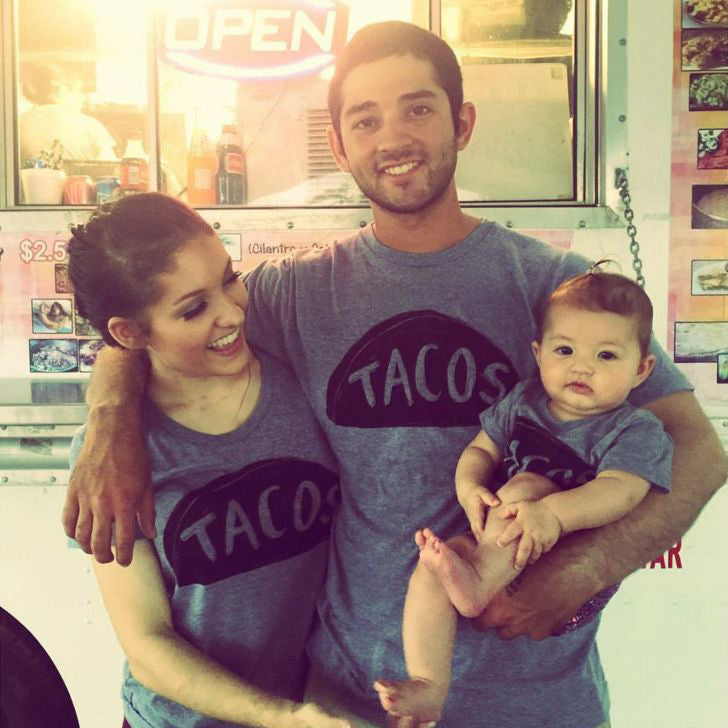 Father Son Daughter Matching Taco T Shirts by Xenotees
