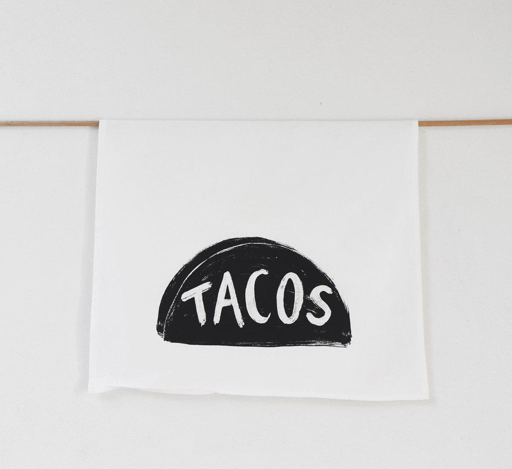 Taco Lovers' Kitchen Tea Towel Tea Towels Xenotees