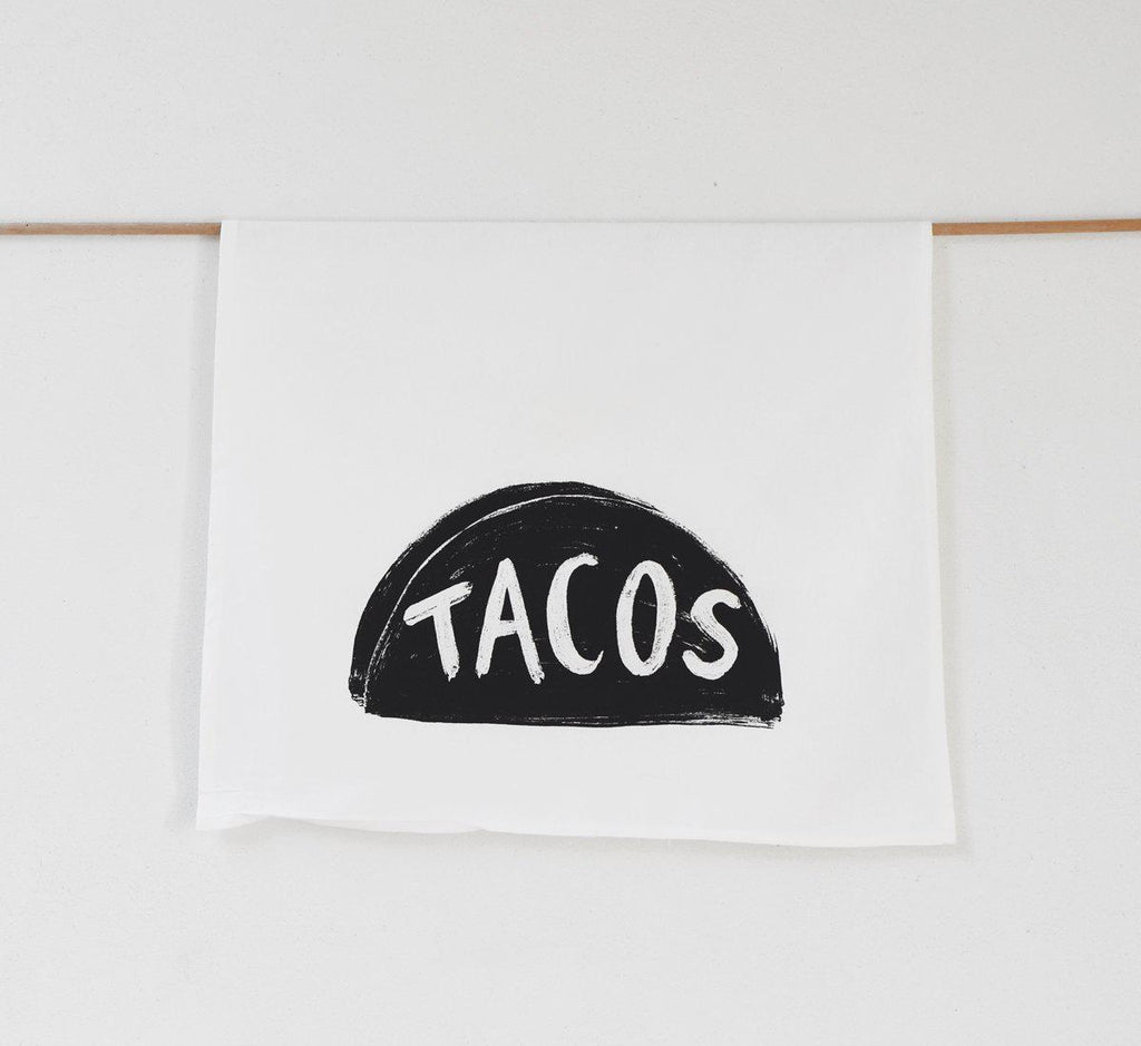 Taco Lovers' Kitchen Tea Towel Tea Towels Xenotees