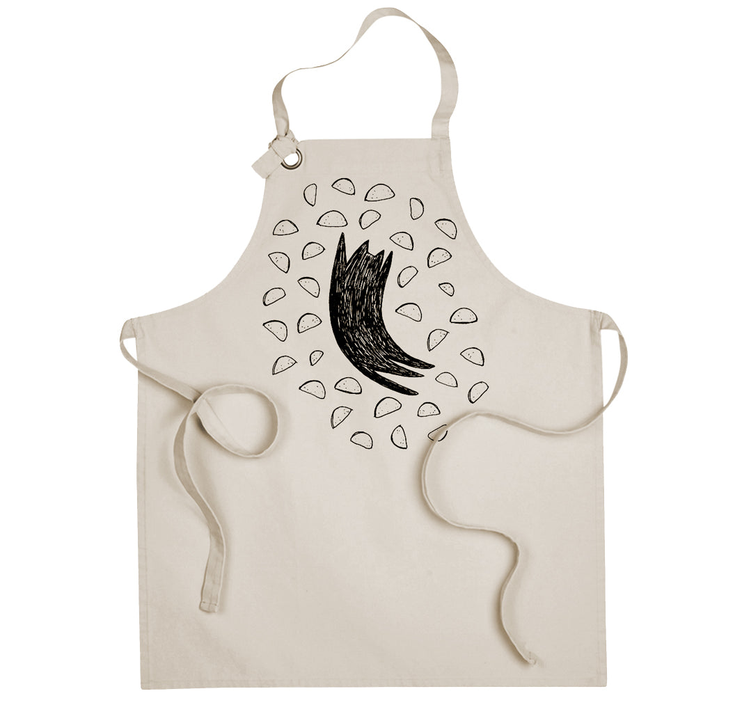 TacoCat Cat Person Canvas Apron Apron Xenotees