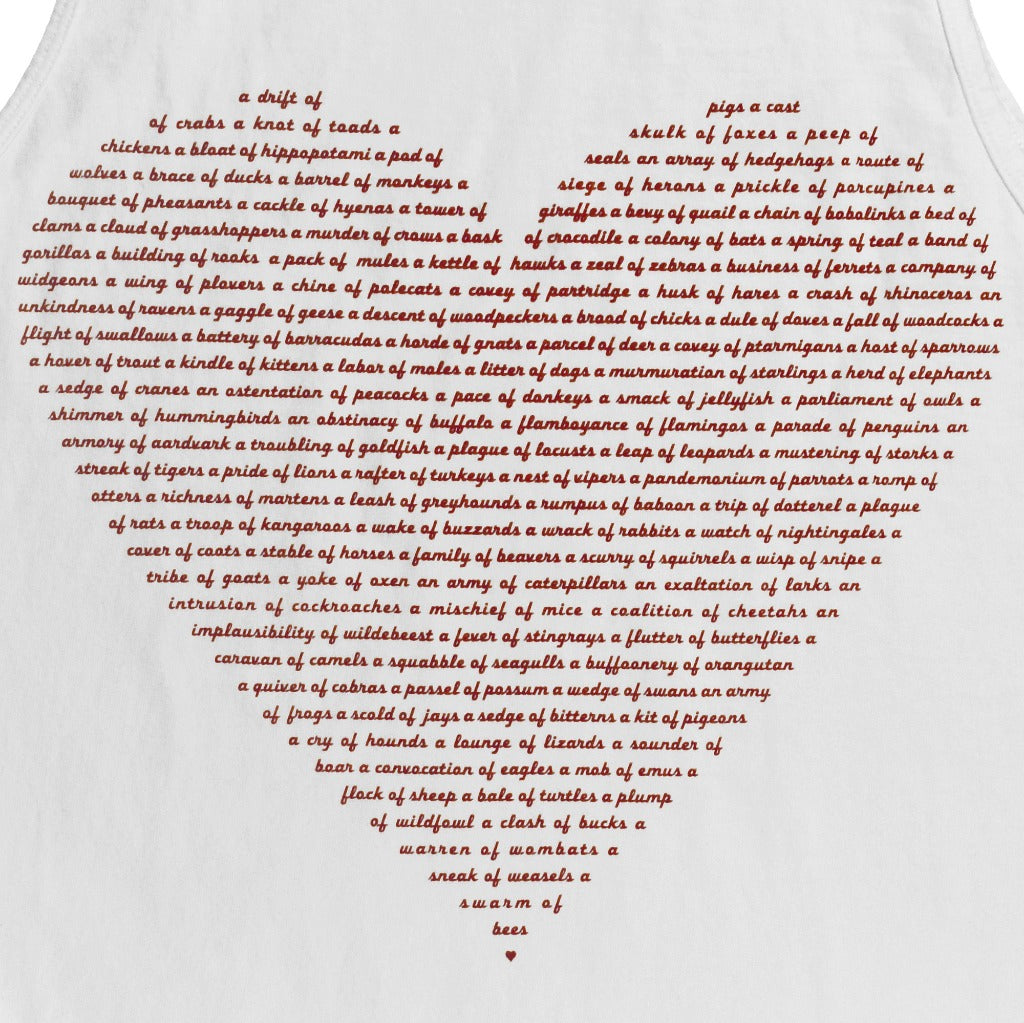 Ladies Animal Lover Tank T-shirt Dress With Pockets - White Dress Xenotees