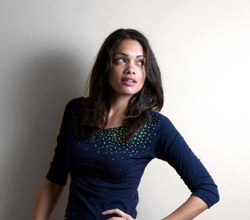 Star Moss Womens Boatneck Shirt by Xenotees