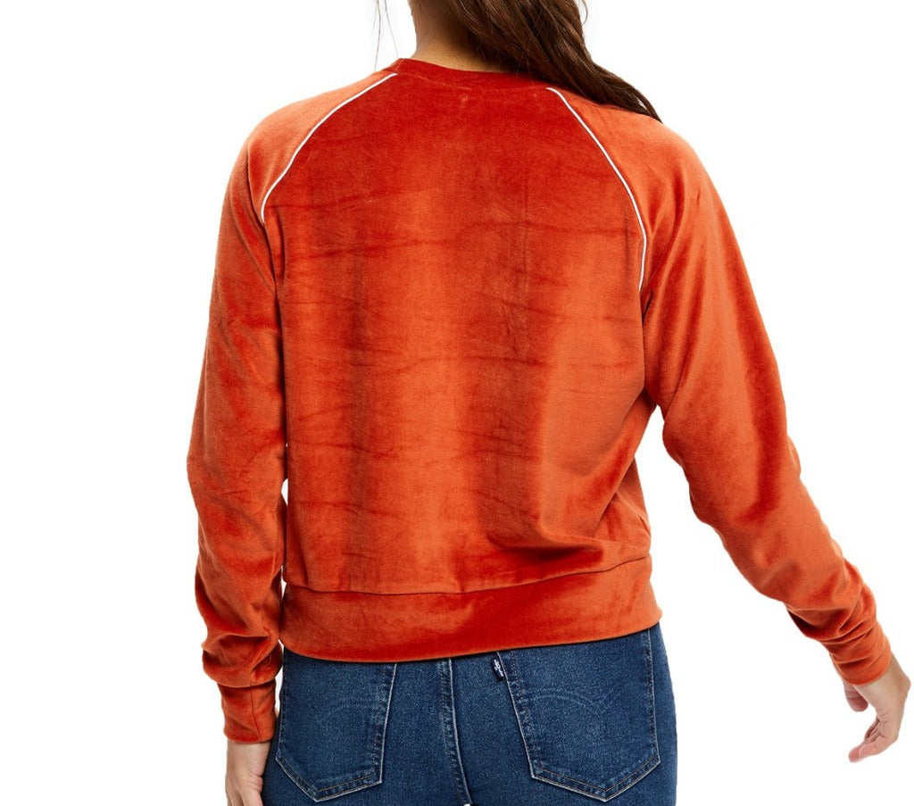 Trendy Teen Crop Top Pie Sweatshirt