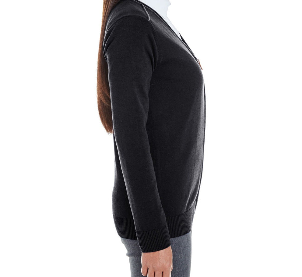 Cat Coin Black Cardigan Zipper Sweater Sweater Xenotees