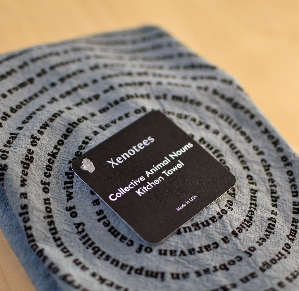 Made in USA Flour Sack Tea Towel for Montessori Teachers and Moms