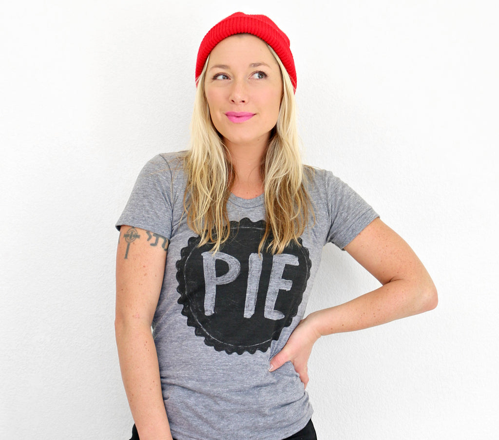 Womens Pie T Shirt by Xenotees