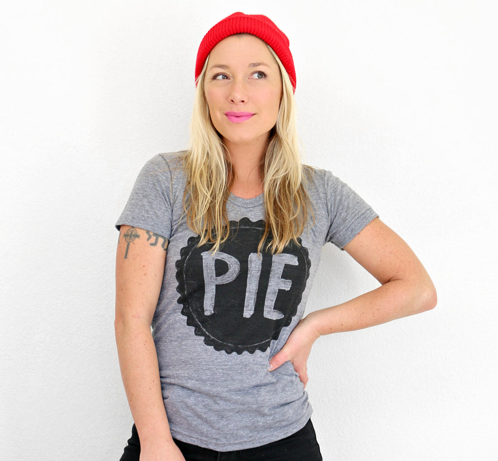 Womens Pie T Shirt by Xenotees