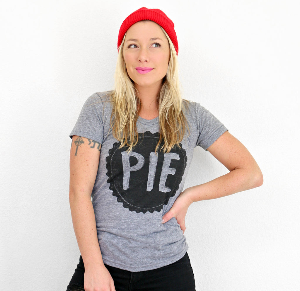 Womens Pie T Shirt by Xenotees