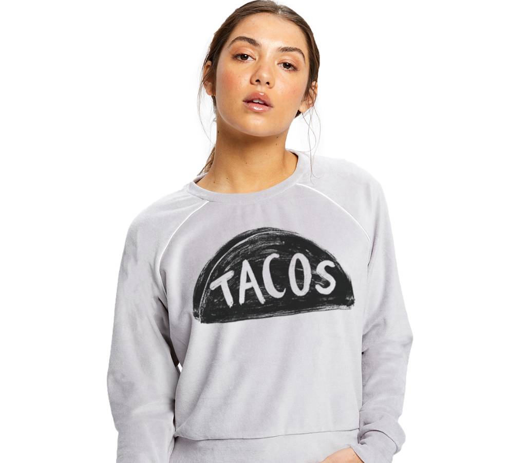Womens Taco Tracksuit Sweatshirt