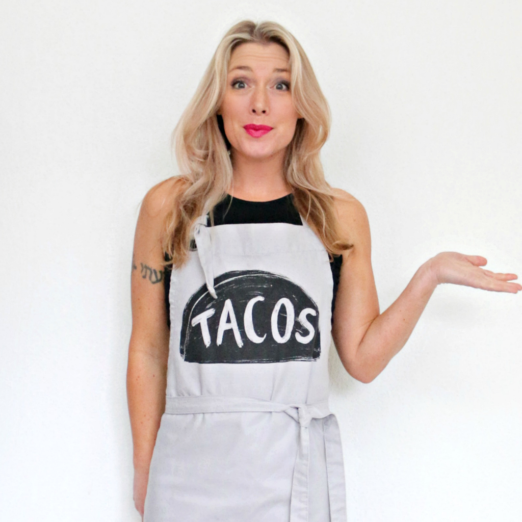 Cute Adult Taco Apron for Men and Women