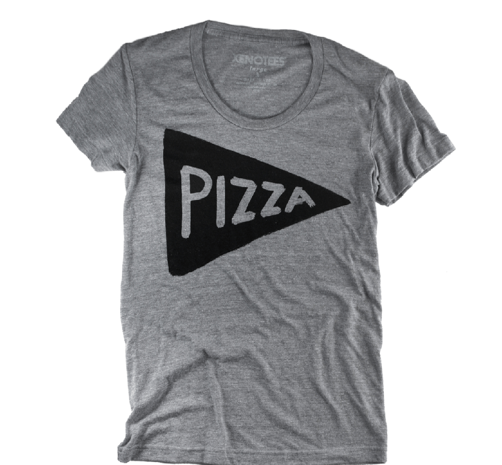 Womens Pizza Party T-shirt by Xenotees