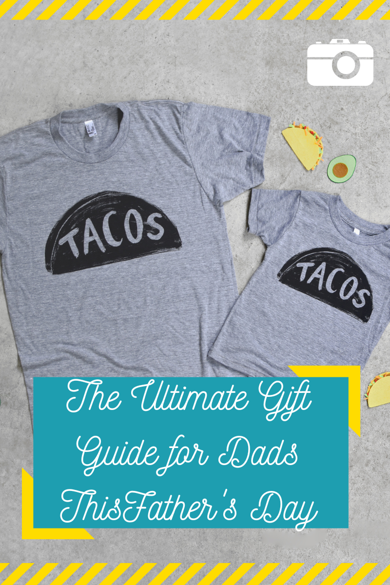 Matching Family Dad and Kids Taco Pizza Pie TShirt Sets for Foodie Father's Day 2025