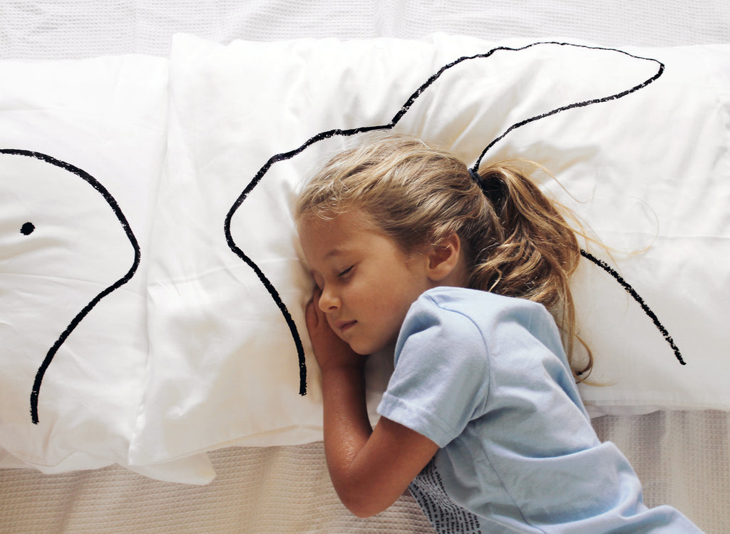 Best Bunny Bed Pillow Case Easter Basket Gift for Kids