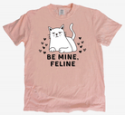 Funny Valentine Be Mine Feline Graphic T-shirt Men Tshirts Xenotees