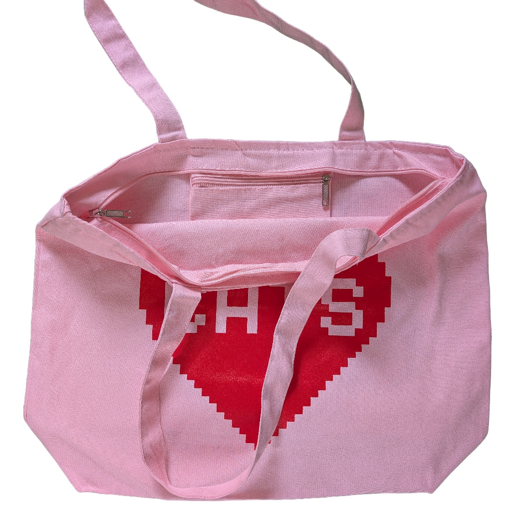 Oversized Cat Lover Tote Bag with Zipper  Xenotees