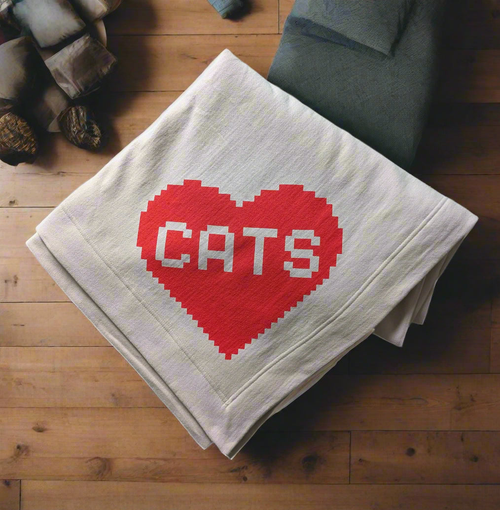 Cat Lover Throw Couch Blanket