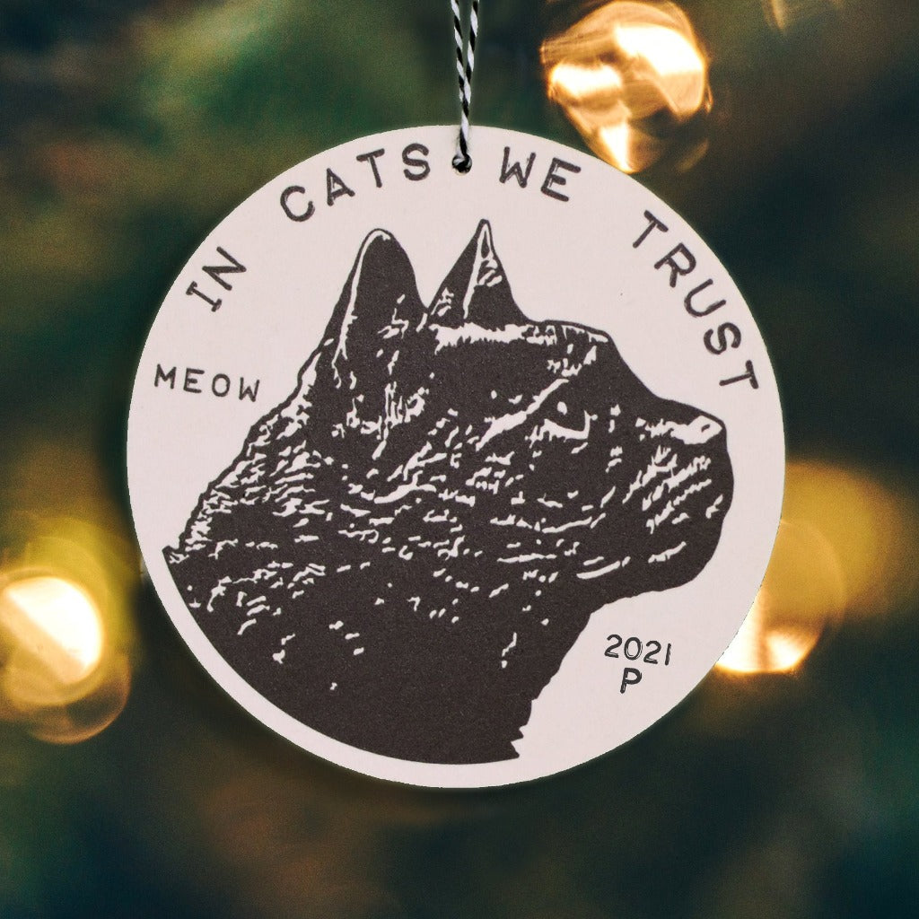 Cat Tree Ornament for Christmas 2021
