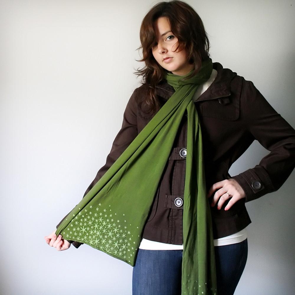 Japanese Star Moss Scarf by Xenotees