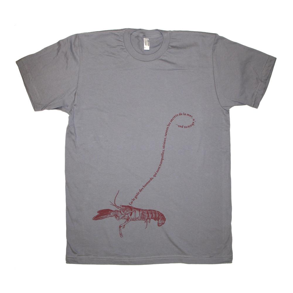 Men's Nautical Lobster Print T-shirt by Xenotees
