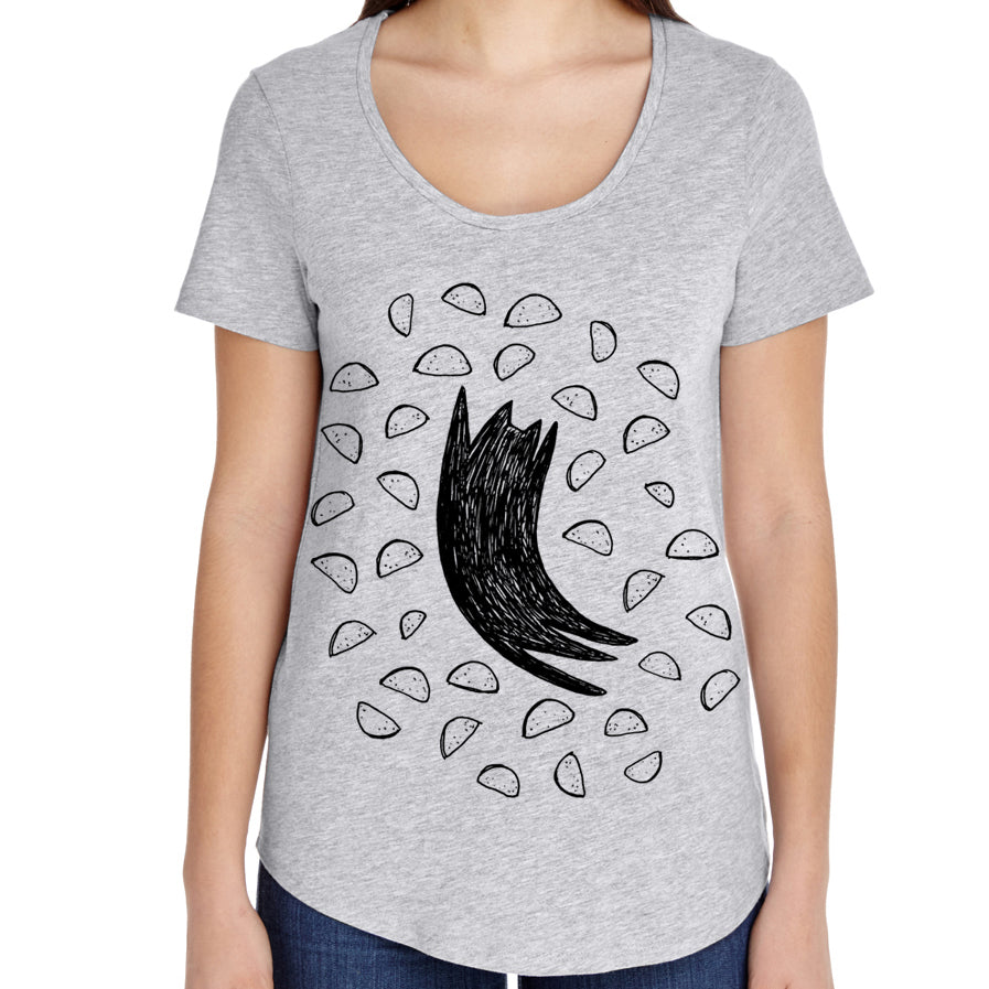 Women's TacoCat Cat T Shirt by Xenotees