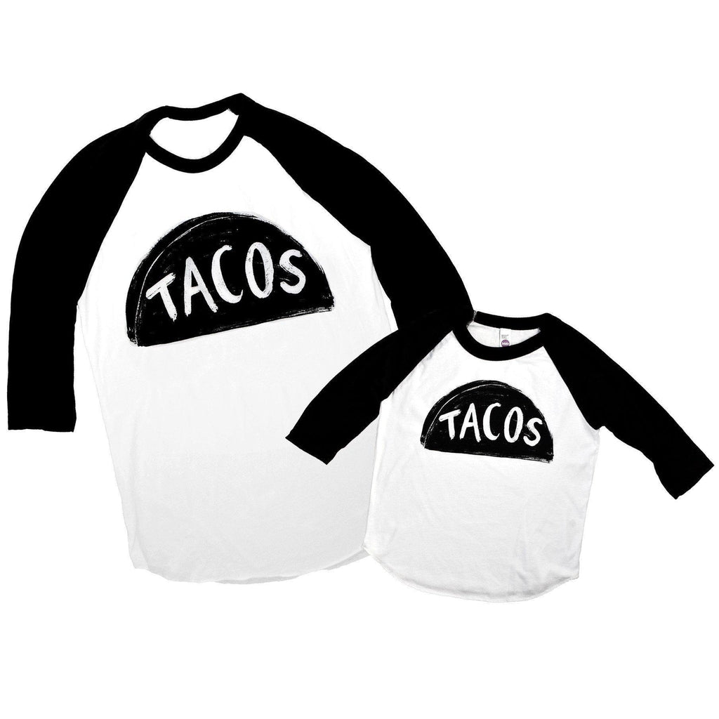 Baseball Jersey Matching Family Taco Shirts by Xenotees