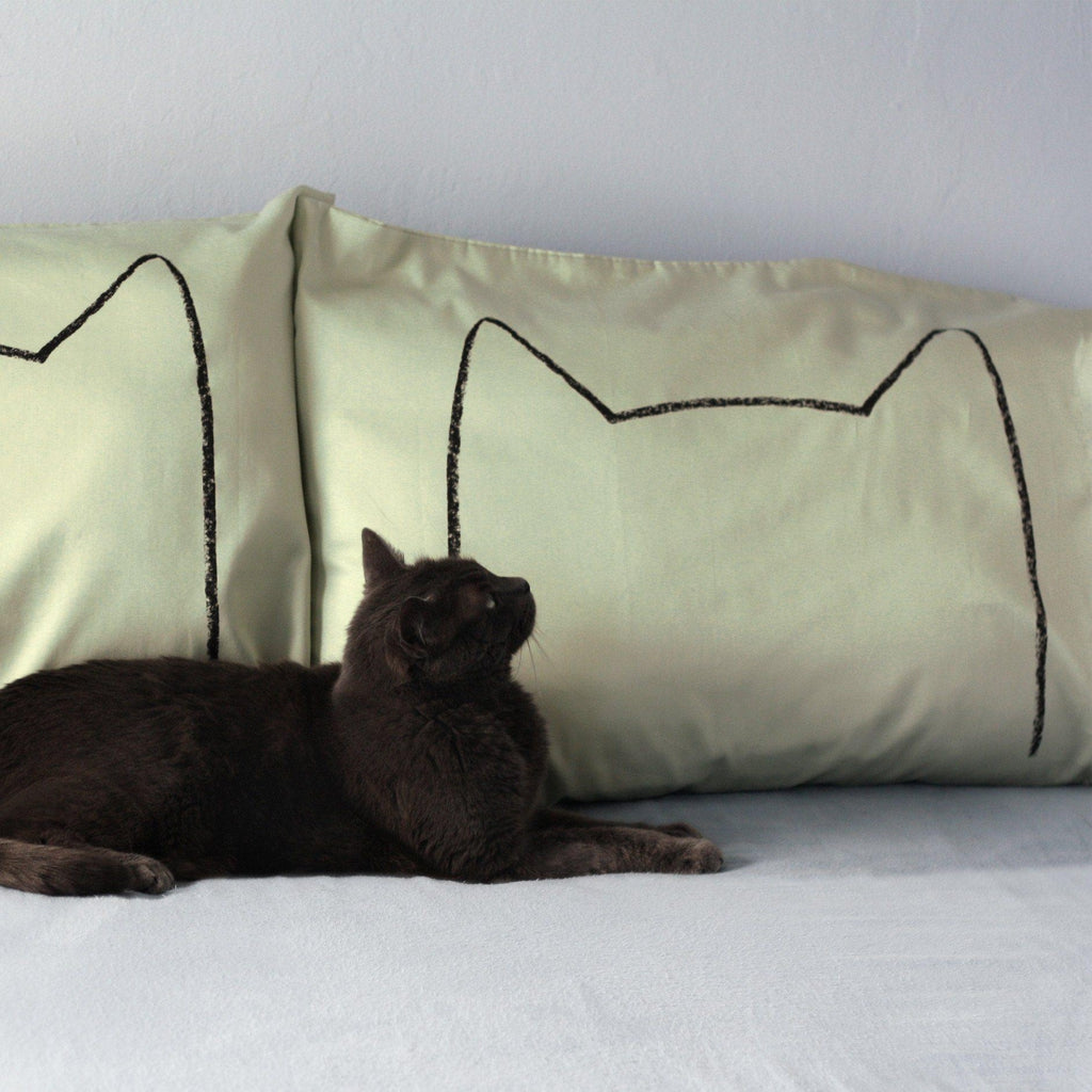 Cat Nap Pillowcases - Set of 2 by Xenotees
