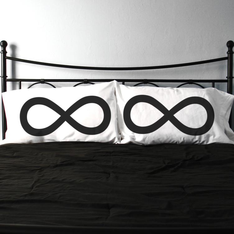 His and Hers Infinity Pillowcases by Xenotees