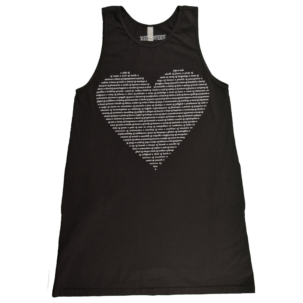 Ladies Animal Lover Tank T-shirt Dress With Pockets