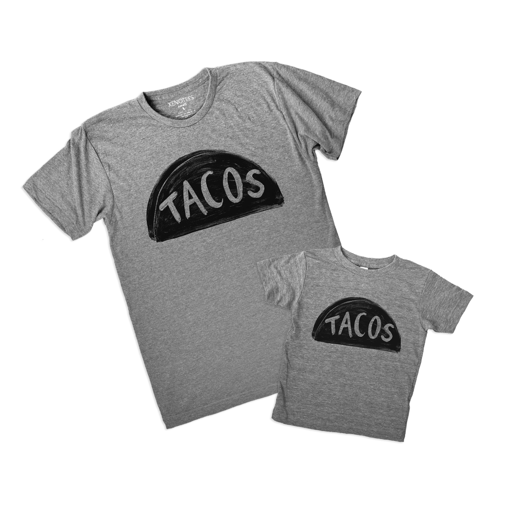 Father Son Daughter Matching Taco T Shirts by Xenotees