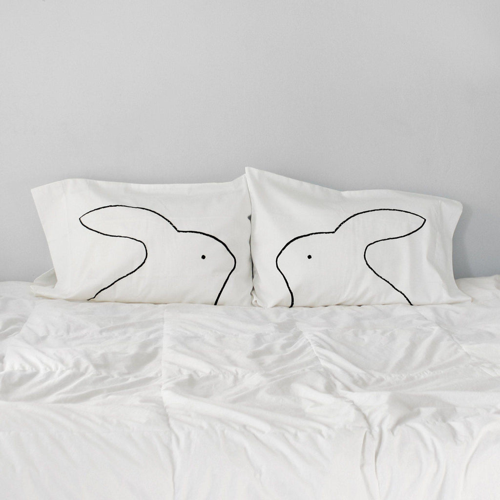 Best Bunnies Pillowcases - Set of 2 by Xenotees